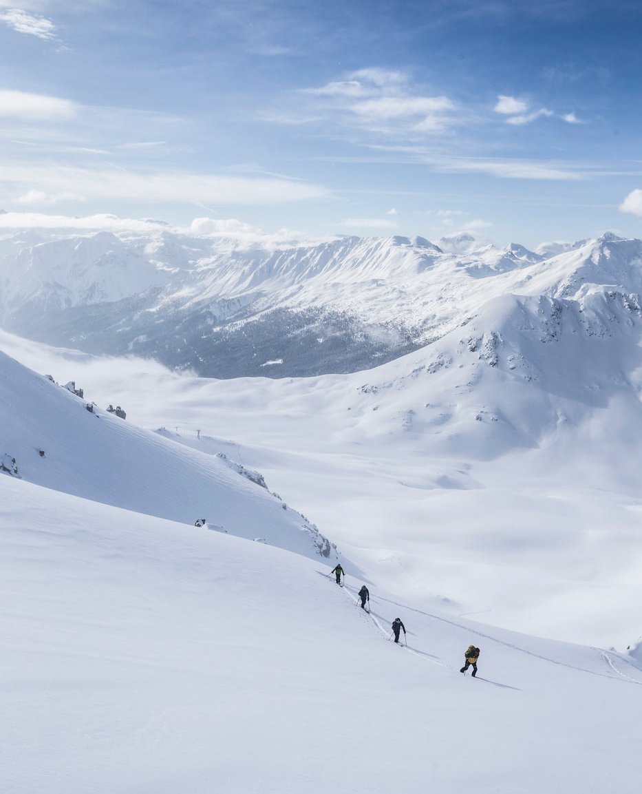 Skitouren im Val Müstair dem Osten der Schweiz